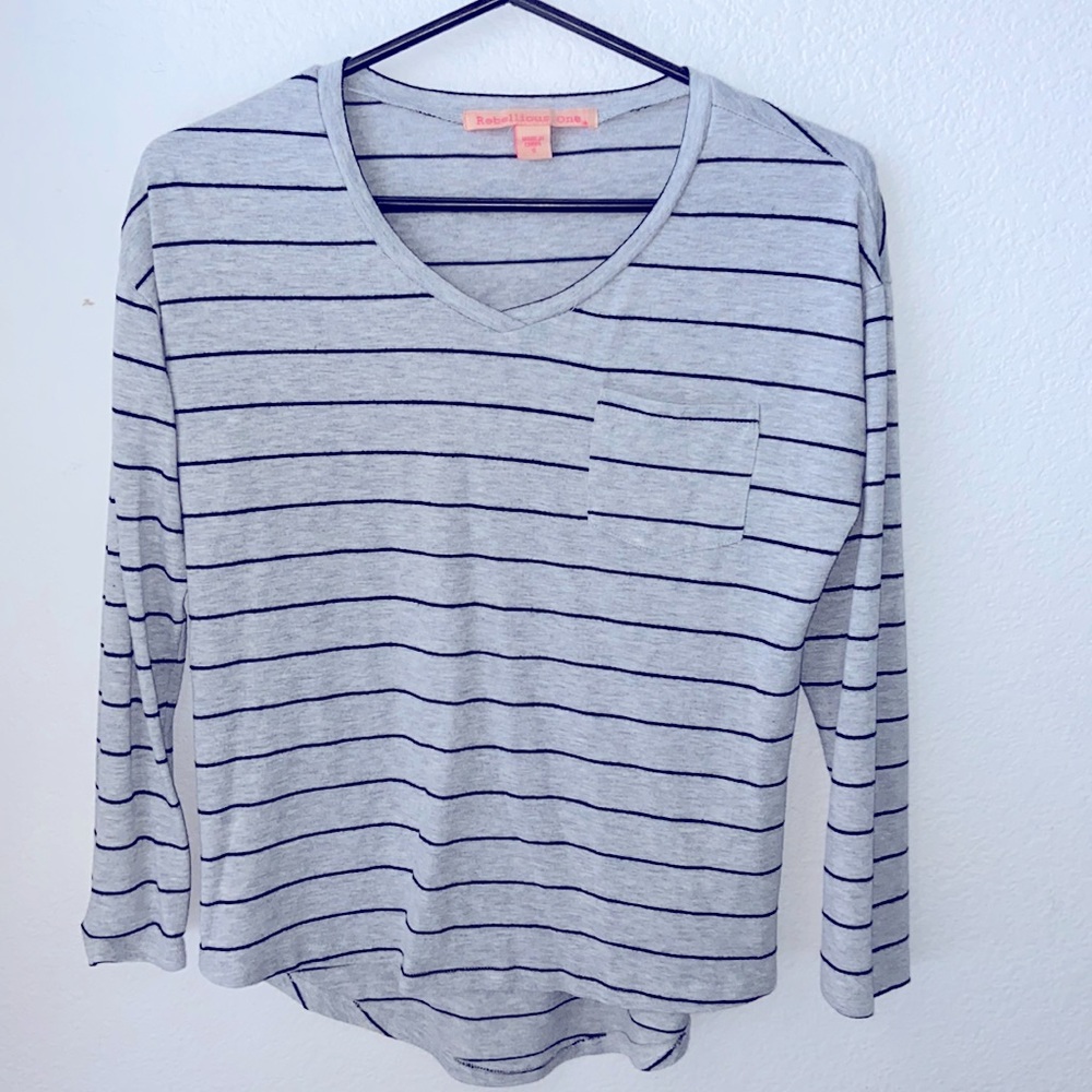 Rebellious one long sleeve tee